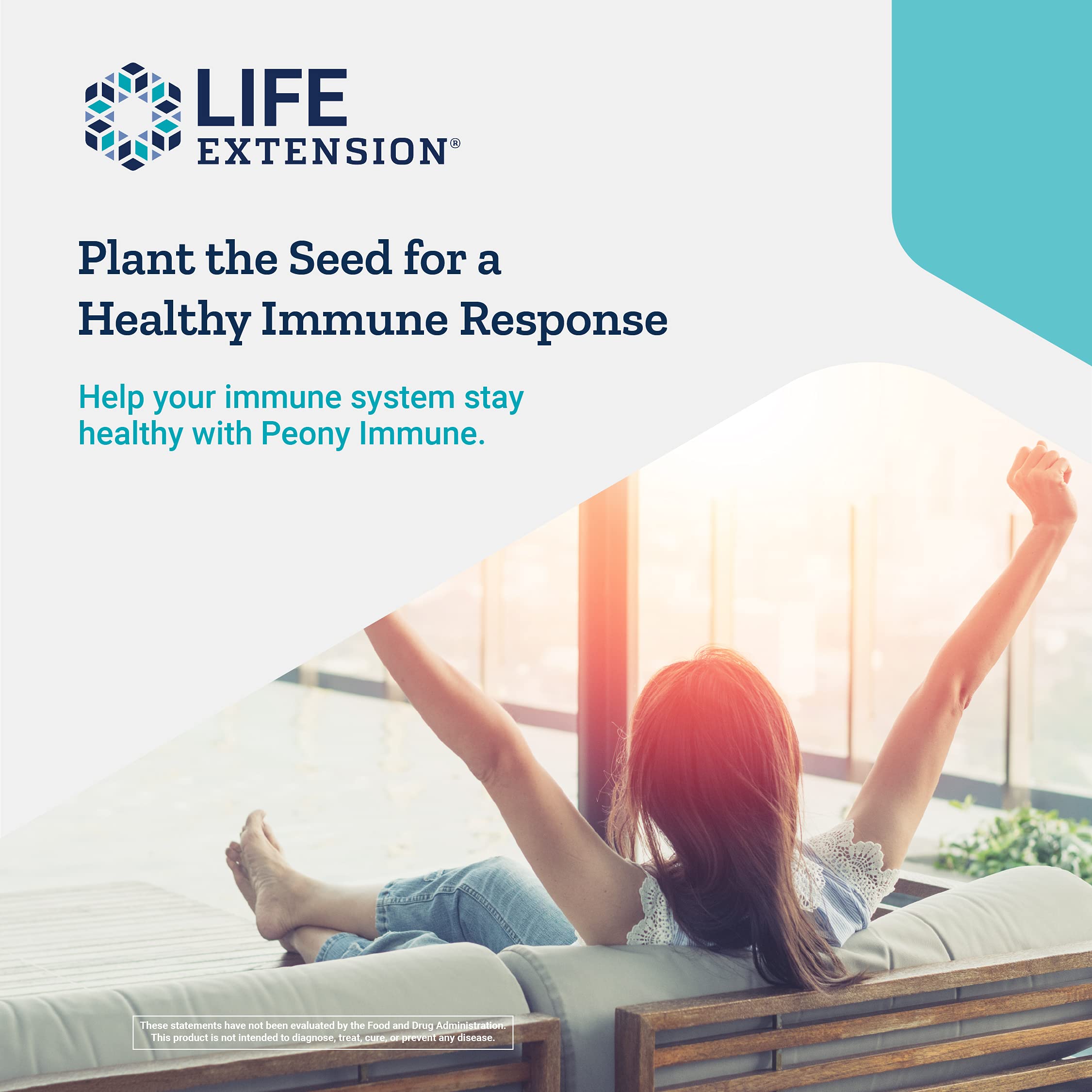 Foto 5 | Suplemento Life Extension Peony Immune 60 Cápsulas - Venta Internacional