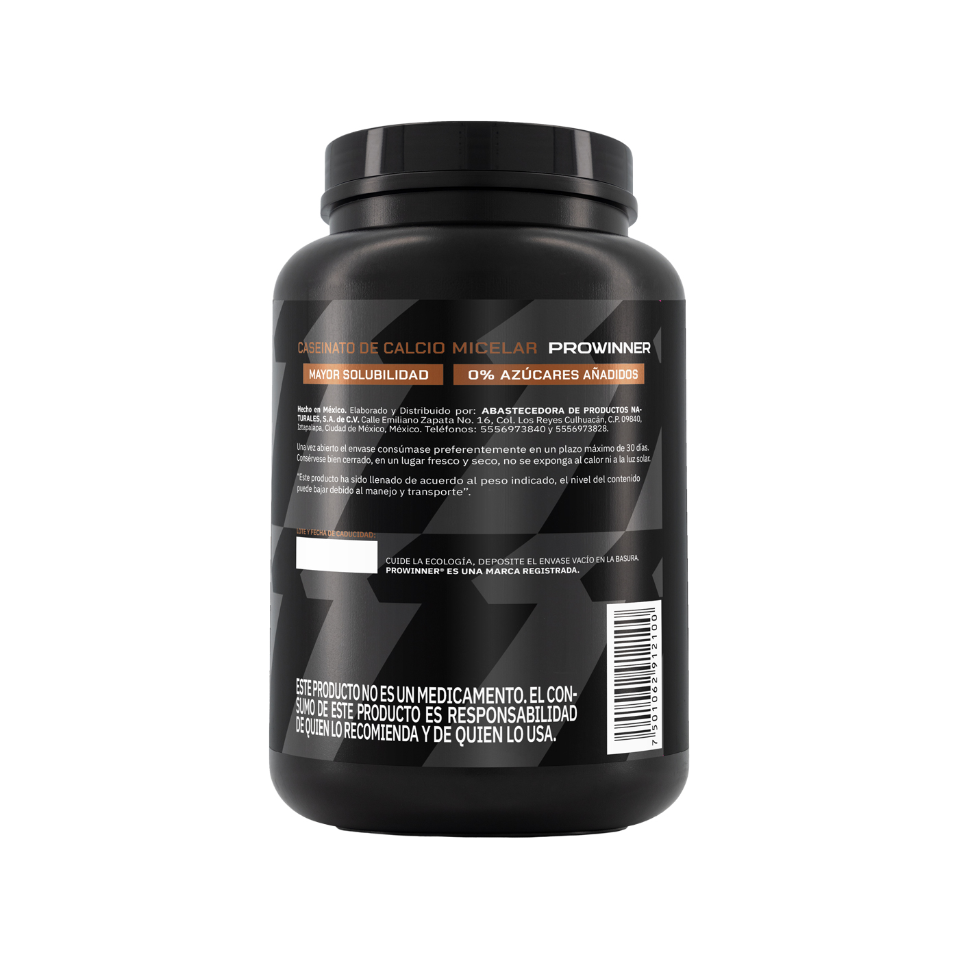 Foto 2 | Suplemento Caseinato Micelar Prowinner Sabor Chocolate 700 Gramos