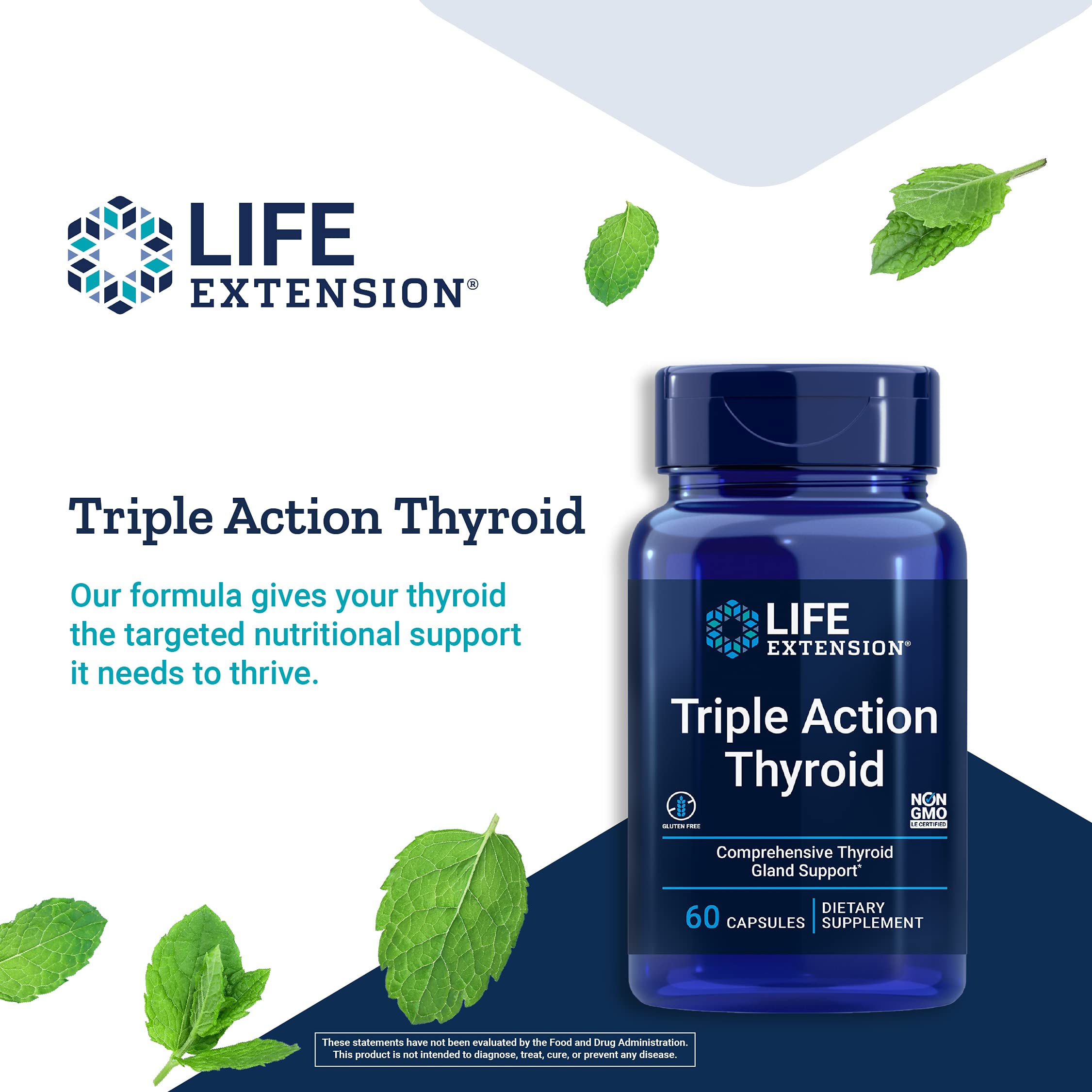 Foto 3 | Soporte Para La Salud De La Tiroides, Extensión De La Vida, Tiroides De Triple Acción - Venta Internacional.