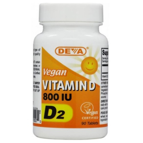 Foto 2 pulgar | Suplemento Deva Vegan Vitamins, Vitamina D Vegana, 800 Ui, 90 Tabletas - Venta Internacional.