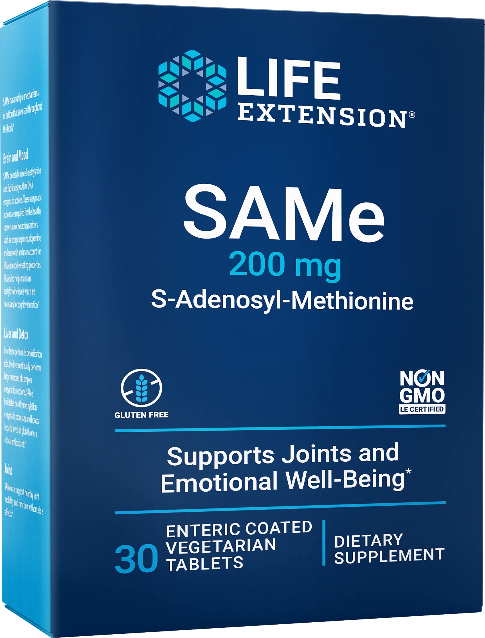 Foto 2 pulgar | Suplemento Life Extension Same 200 Mg 30 Comprimidos - Venta Internacional