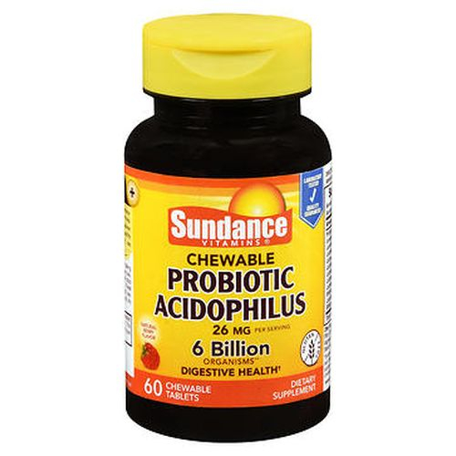 Foto 2 pulgar | Suplemento Sundance Probiotic Acidophilus Masticable 60 Comprimidos - Venta Internacional.