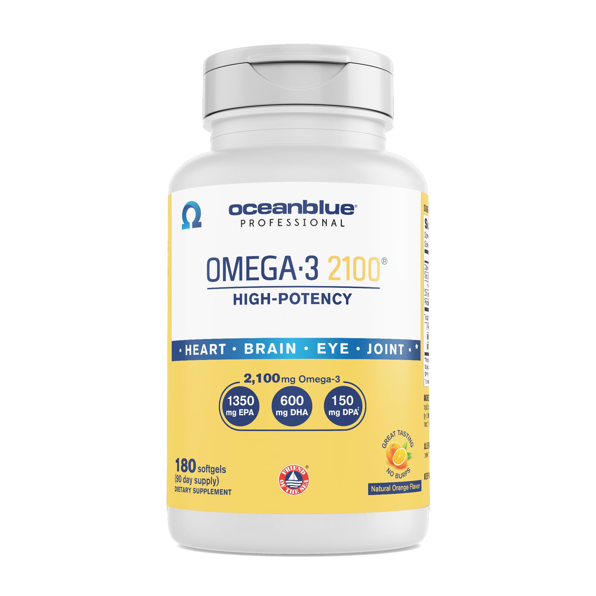 Foto 2 pulgar | Suplemento Oceanblue Omega-3 2100 180 Cápsulas Blandas De Triple Concentración - Venta Internacional.