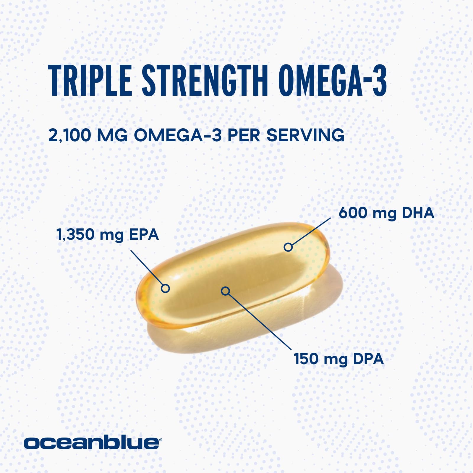 Foto 4 pulgar | Suplemento Oceanblue Omega-3 2100 180 Cápsulas Blandas De Triple Concentración - Venta Internacional.