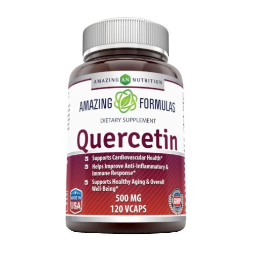 Foto 2 pulgar | Suplemento Amazing Formulas, Quercetina, 120 Cápsulas Vegetarianas, X6 - Venta Internacional.