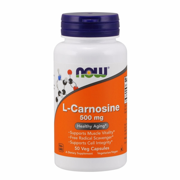 50 Cápsulas Vegetarianas De L-carnosina De Supplement Now Foods (paquete De 6) - Venta Internacional.