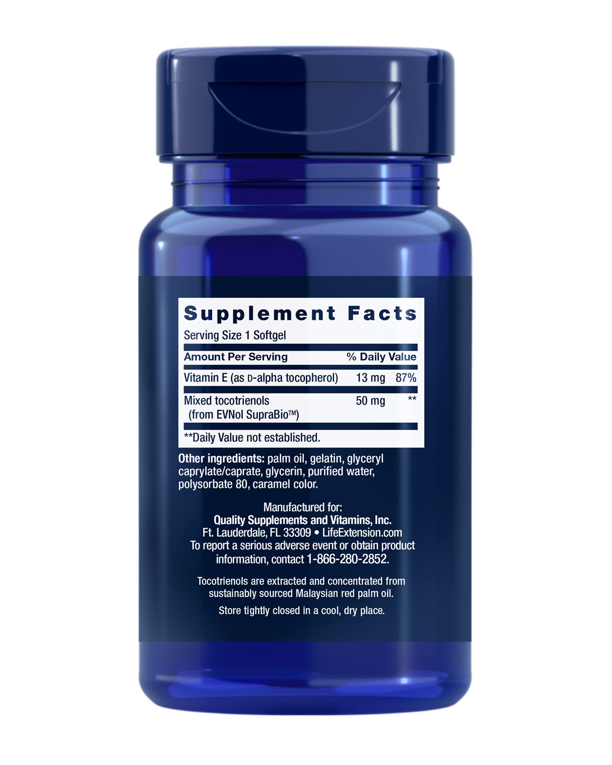 Foto 3 pulgar | Supplement Life Extension Tocotrienoles Superabsorbibles Vita - Venta Internacional.