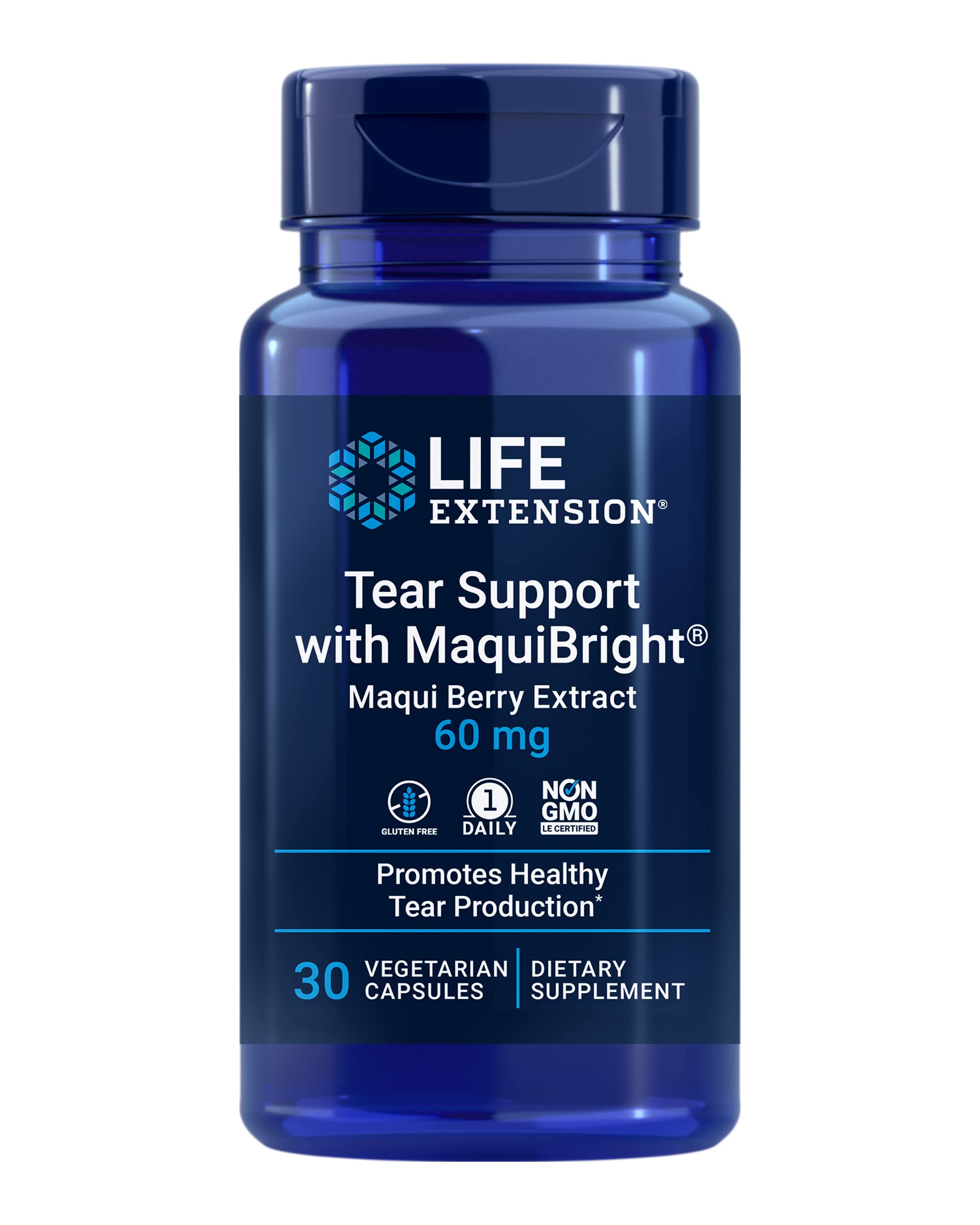 Foto 2 pulgar | Soporte Lagrimal Supplement Life Extension Con Maquibright 60 Mg - Venta Internacional.
