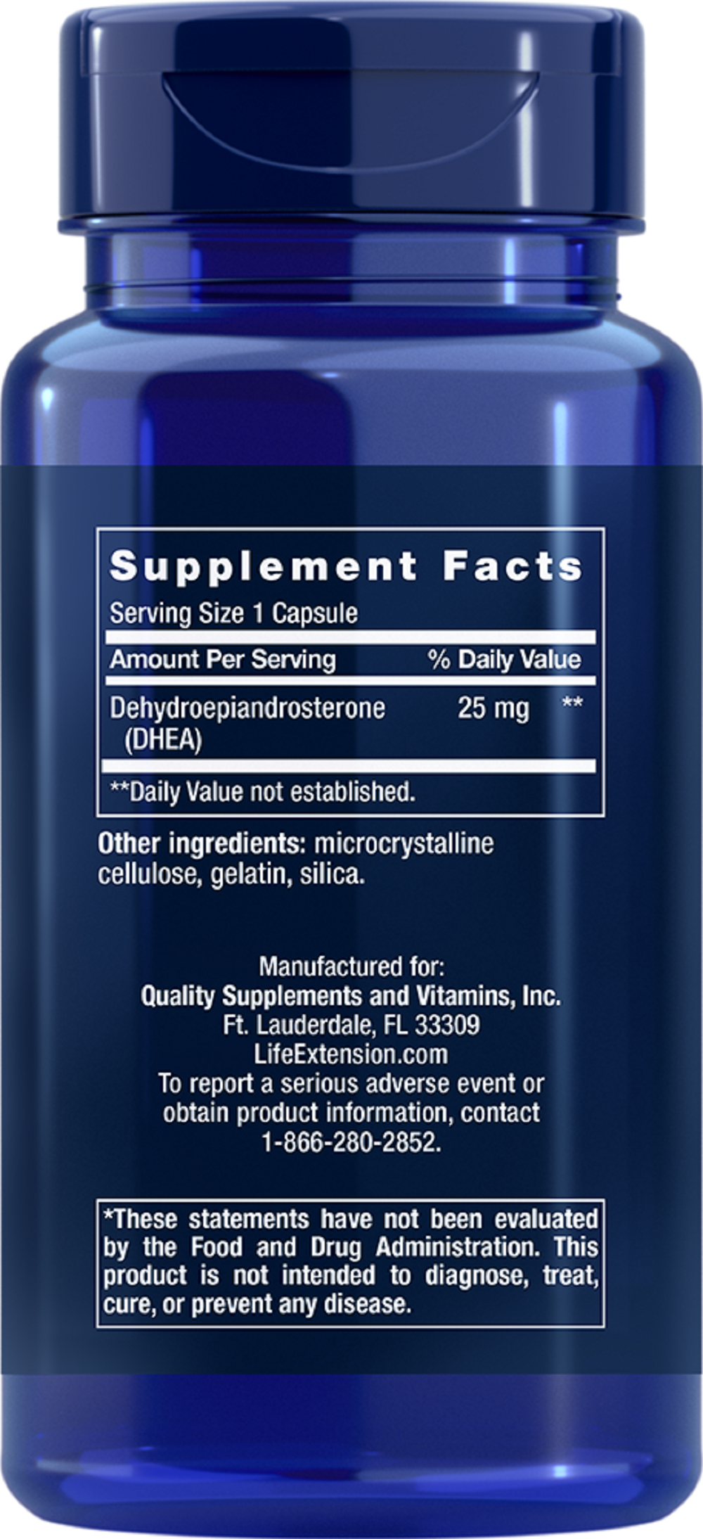 Foto 2 | Suplemento Nutricional Life Extension Dhea 25 Mg 100 Cápsulas - Venta Internacional.