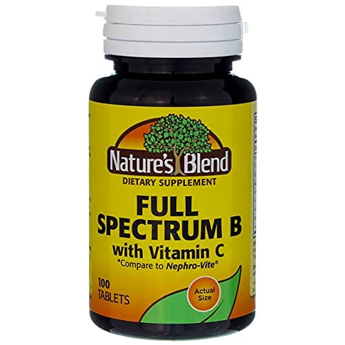 Foto 2 pulgar | Complementa Nature's Blend Full Spectrum B Con Vitamina C 100 - Venta Internacional