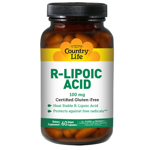 Suplemento Country Life De Ácido R-lipoico 60 Cápsulas (paquete De 6) - Venta Internacional.