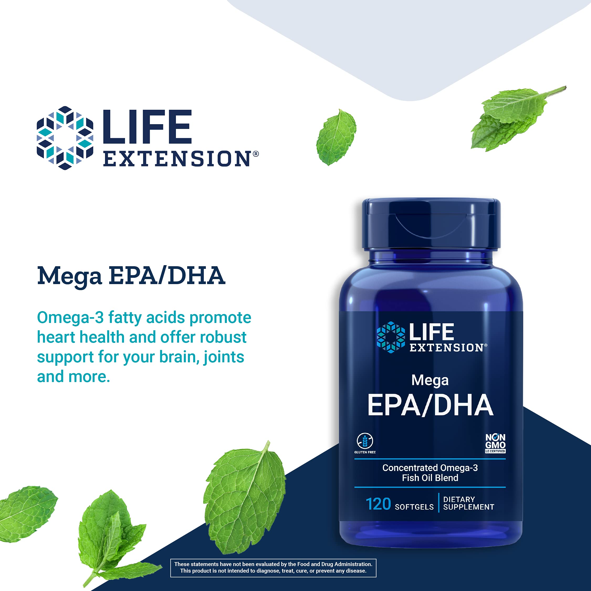 Foto 5 pulgar | Aceite De Pescado Life Extension Mega Epa Dha Ácido Graso Omega-3 - Venta Internacional.