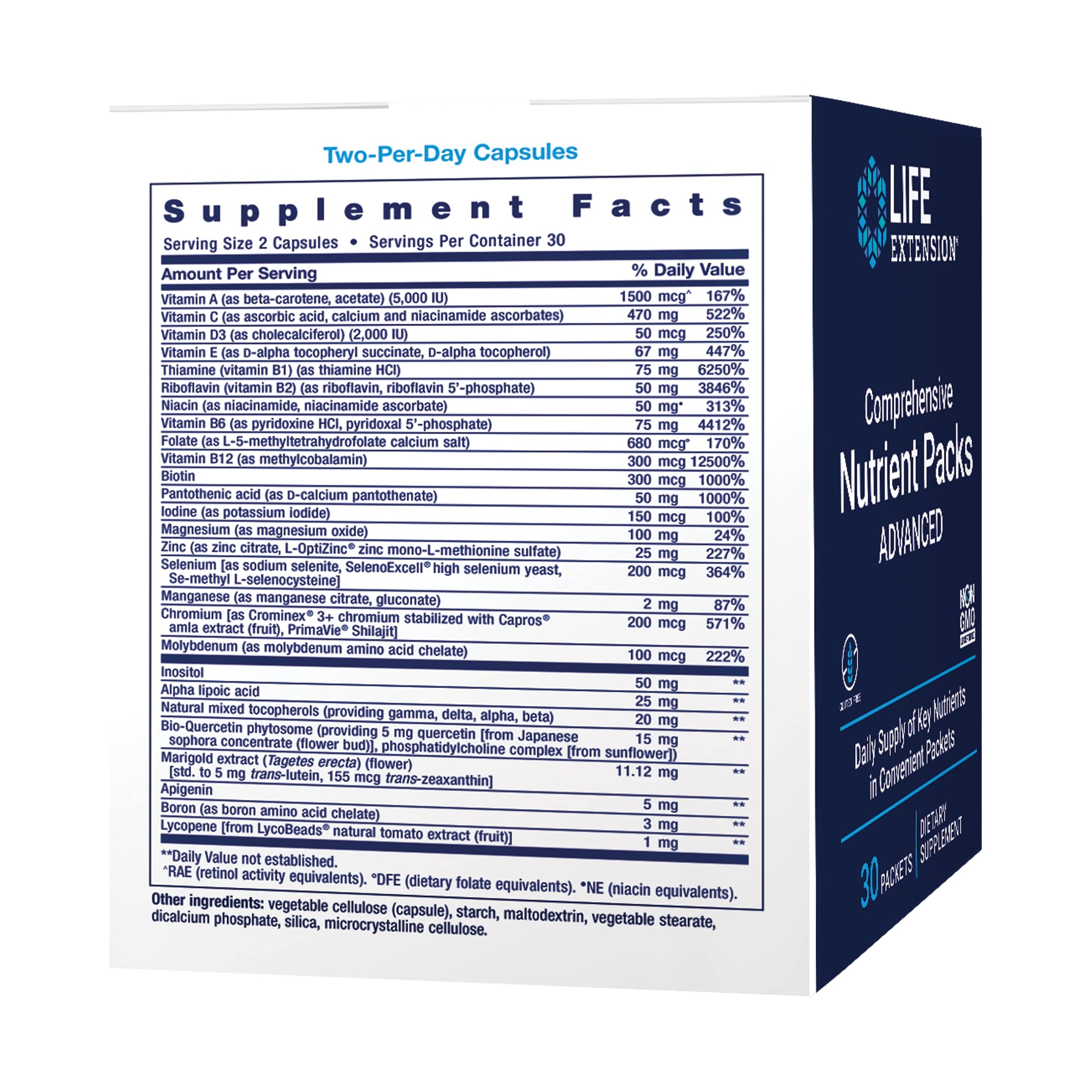 Foto 3 pulgar | Paquetes Completos De Nutrientes Supplement Life Extension | Advan - Venta Internacional.