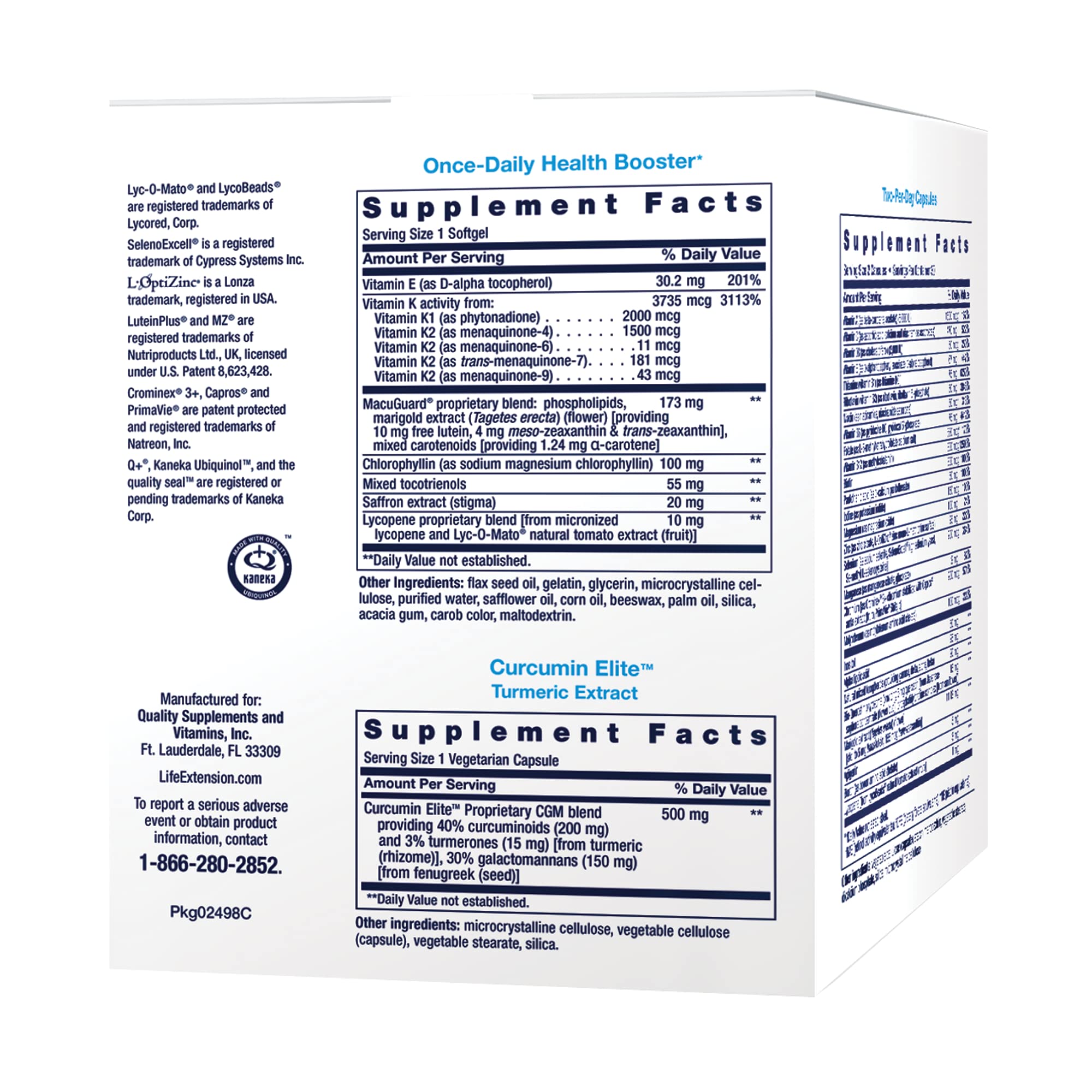 Foto 4 pulgar | Paquetes Completos De Nutrientes Supplement Life Extension | Advan - Venta Internacional.