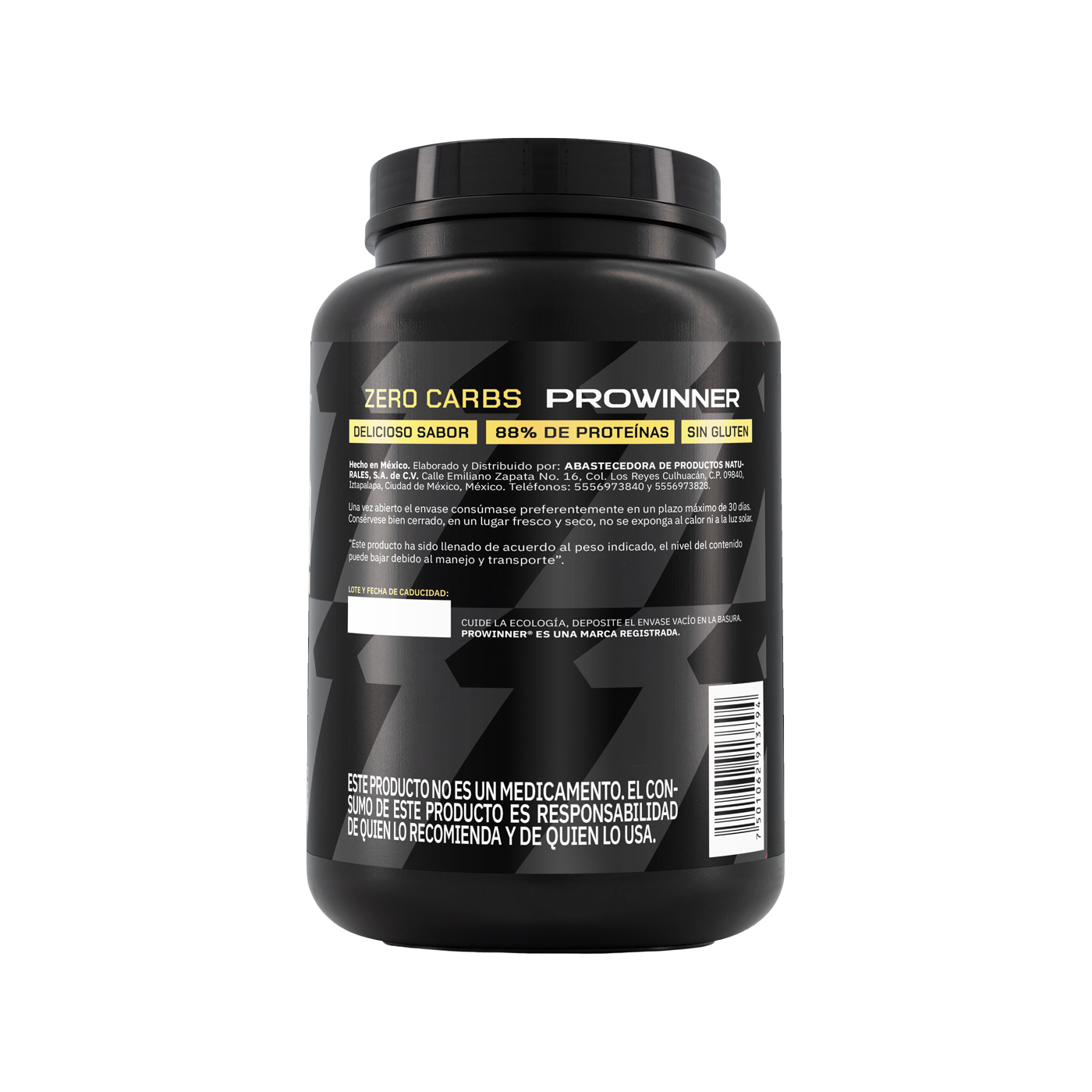 Foto 3 pulgar | Suplemento Zero Carbs Prowinner Sabor Vainilla 1kg