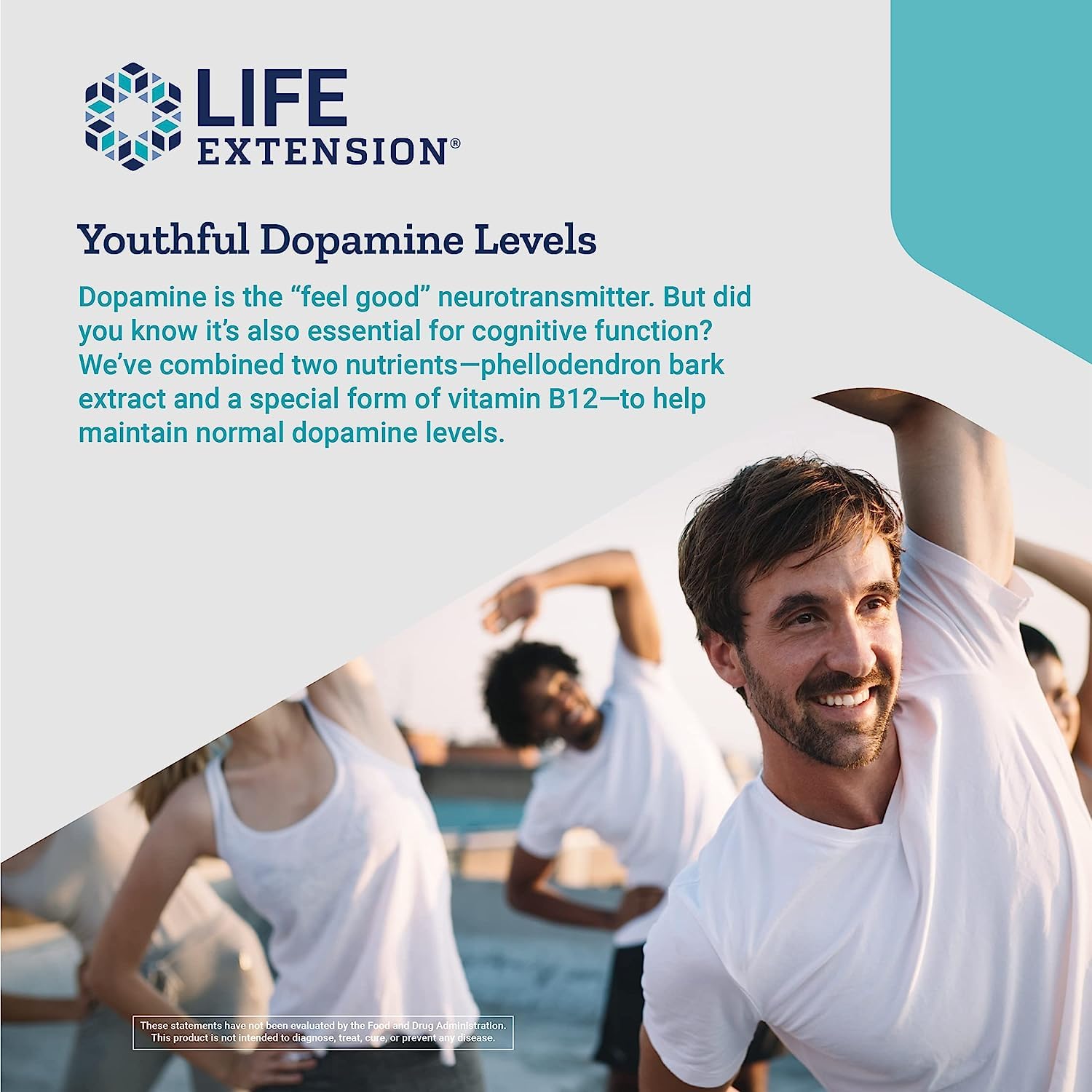 Foto 5 pulgar | Suplemento Life Extension Dopamine Advantage 30 Cápsulas - Venta Internacional
