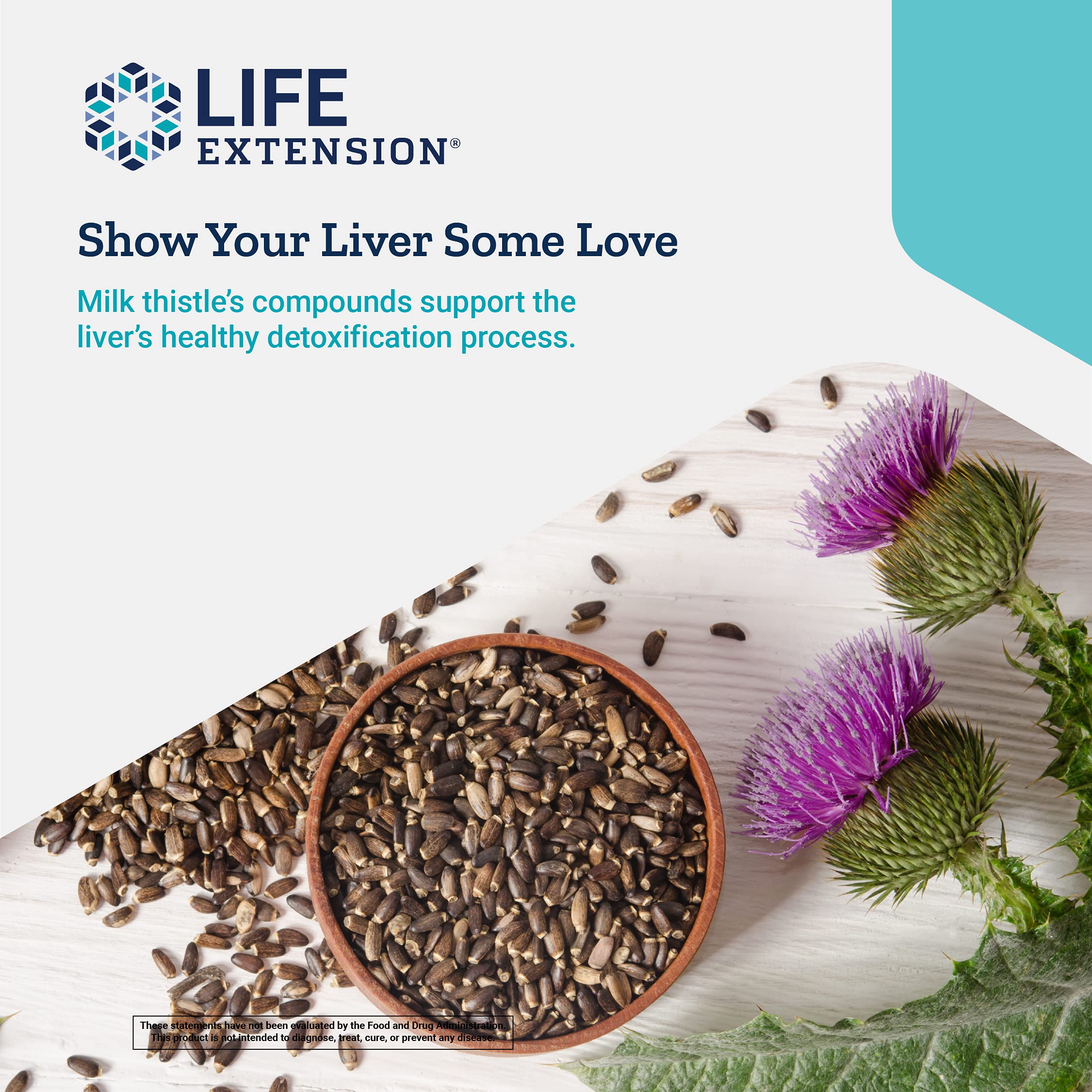 Foto 5 pulgar | Suplemento Life Extension Milk Thistle Con Fosfolípidos - Venta Internacional.