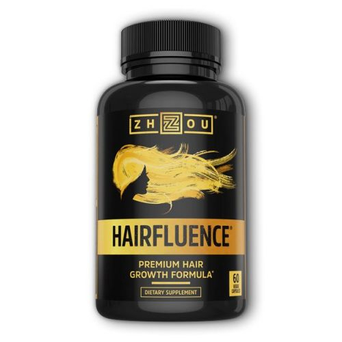 Suplemento Zhou Nutrition Hairfluence, 60 Cápsulas Vegetarianas, 6 Unidades - Venta Internacional.