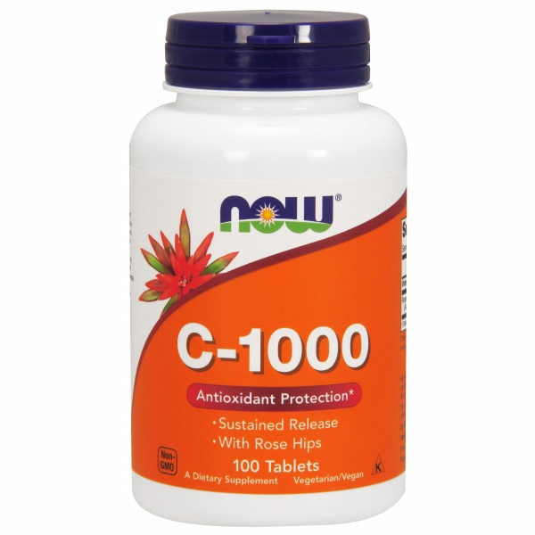 Vitamina C-1000 De Liberación Sostenida De Supplement Now Foods, 1000 Mg - Venta Internacional.