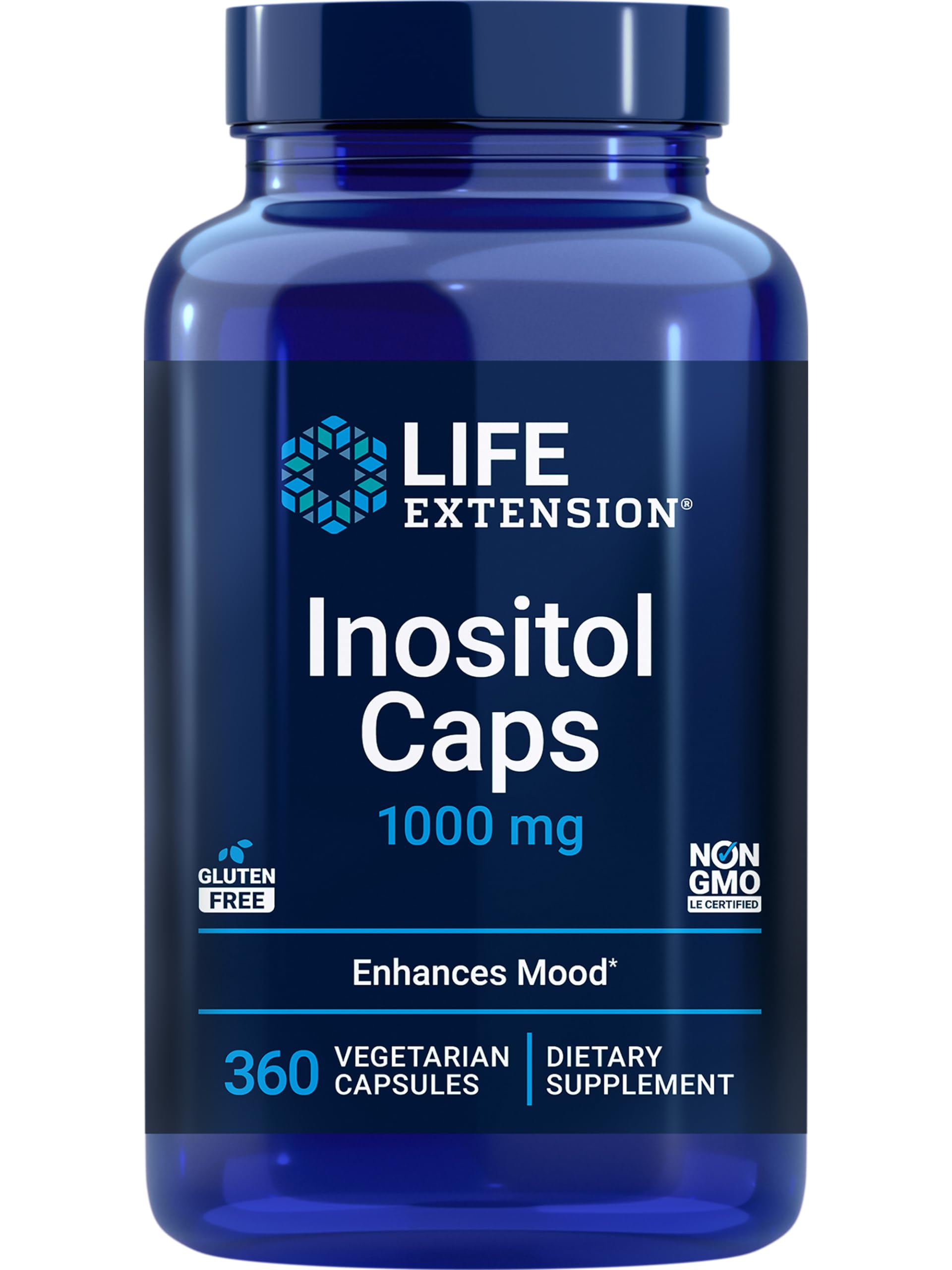 Foto 2 pulgar | Cápsulas De Inositol Supplement Life Extension De 1000 Mg De Mioinositol - Venta Internacional.