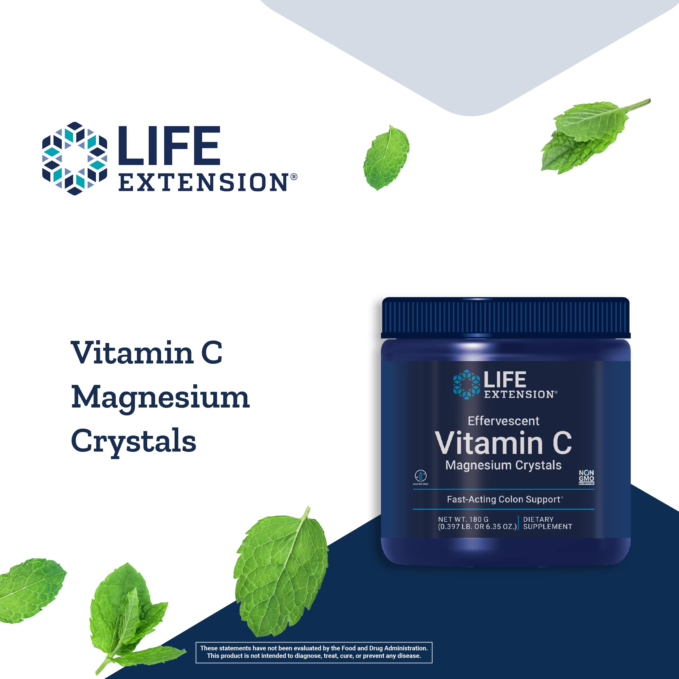 Foto 5 pulgar | Cristales Efervescentes de Vitamina C y Magnesio Life Extension - Venta Internacional