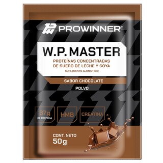 Foto 2 | Suplemento Wp Master (whey Protein) Prowinner Sabor Chocolate, Caja Con 20 Sobres