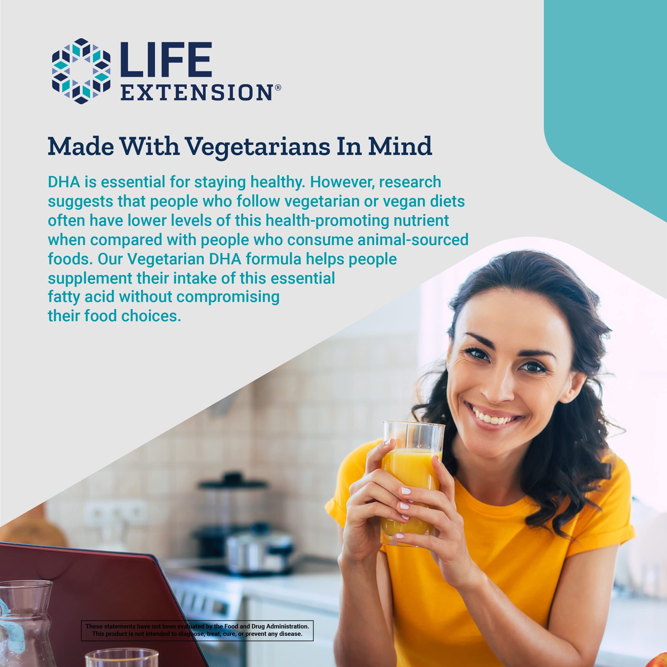 Foto 6 pulgar | Suplemento Life Extension con DHA y Algas Omega-3 Vegetarianas 200 ml - Venta Internacional