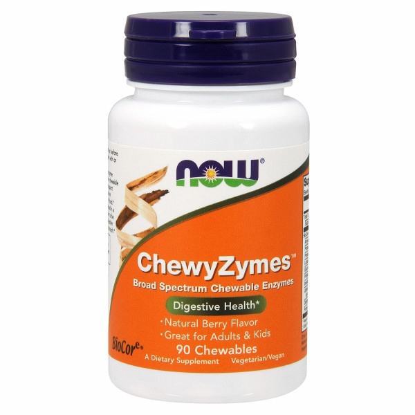 Foto 2 pulgar | 90 Comprimidos Masticables Chewyzymes De Supplement Now Foods - Venta Internacional.