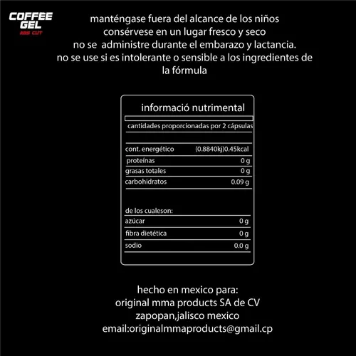 Foto 3 pulgar | Coffee Gel Bote