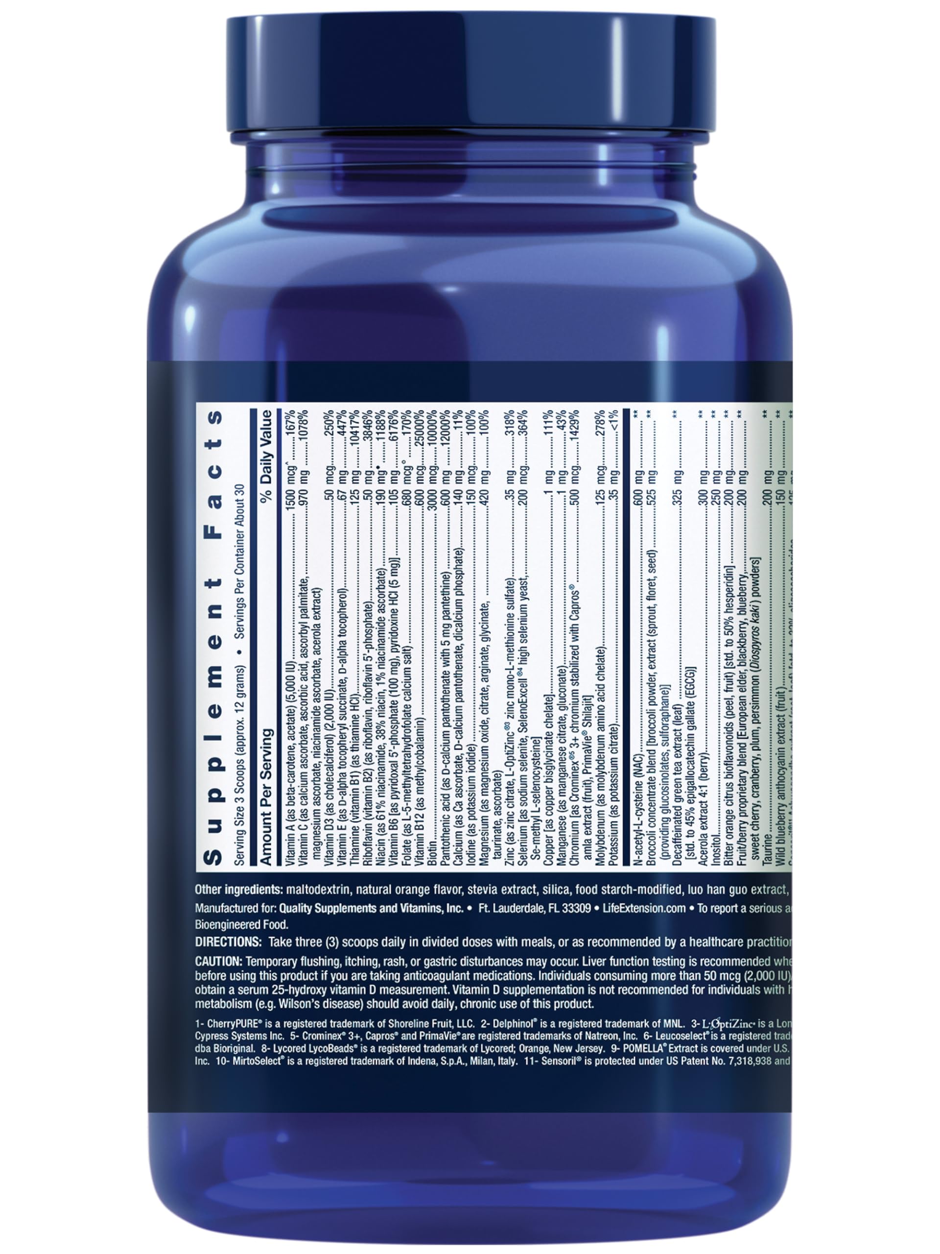 Foto 3 pulgar | Vitamina de Alta Potencia en Polvo Supplement Life Extension Mix - Venta Internacional