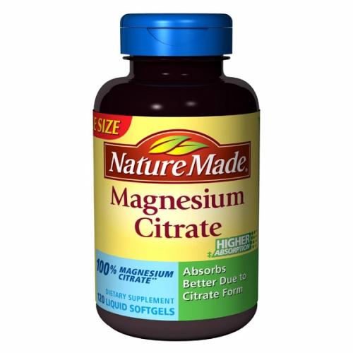 Suplemento De Citrato De Magnesio Nature Made 60 Cápsulas Blandas - Venta Internacional.