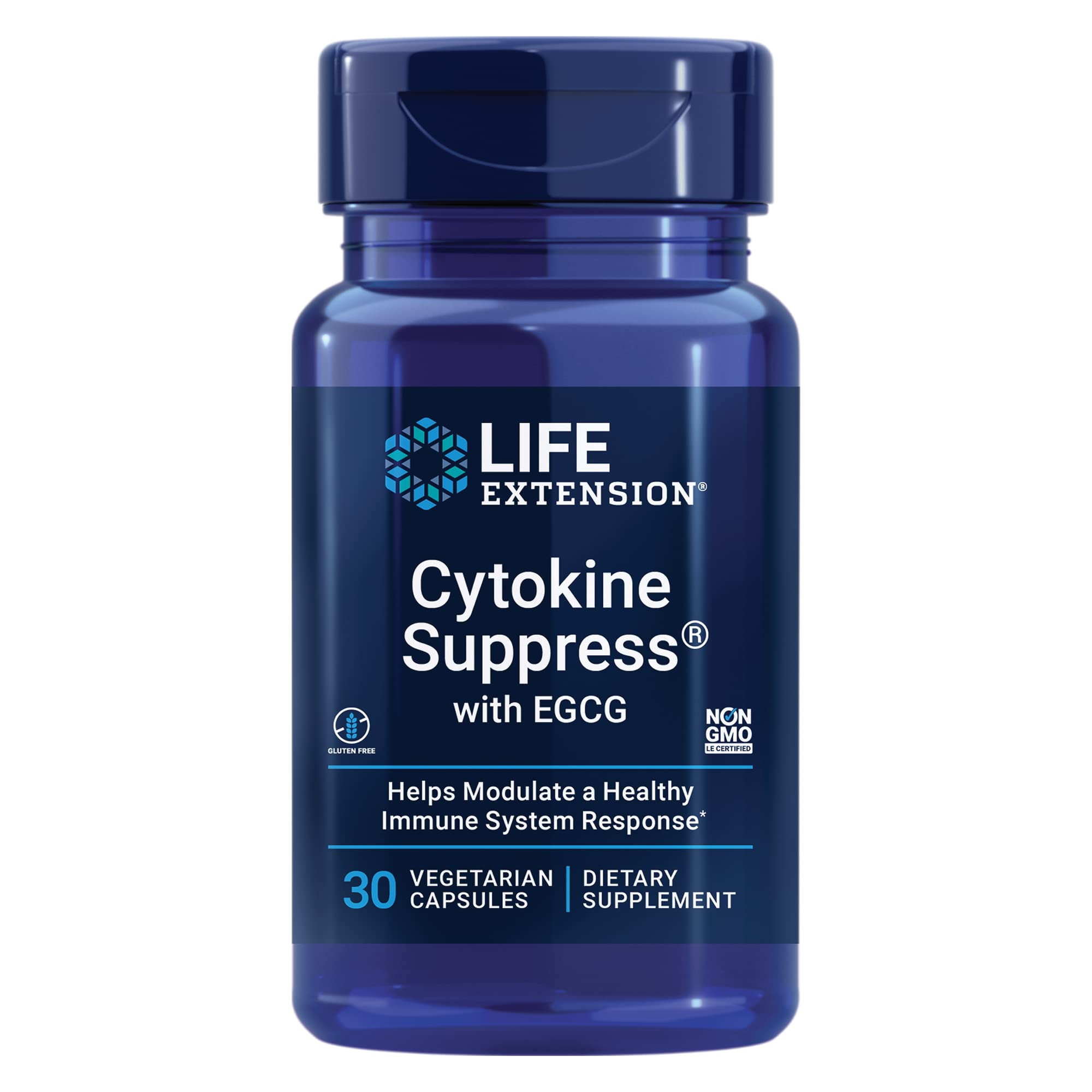 Foto 2 pulgar | Suplemento Life Extension Cytokine Suppress Con Egcg 30 Cápsulas - Venta Internacional.