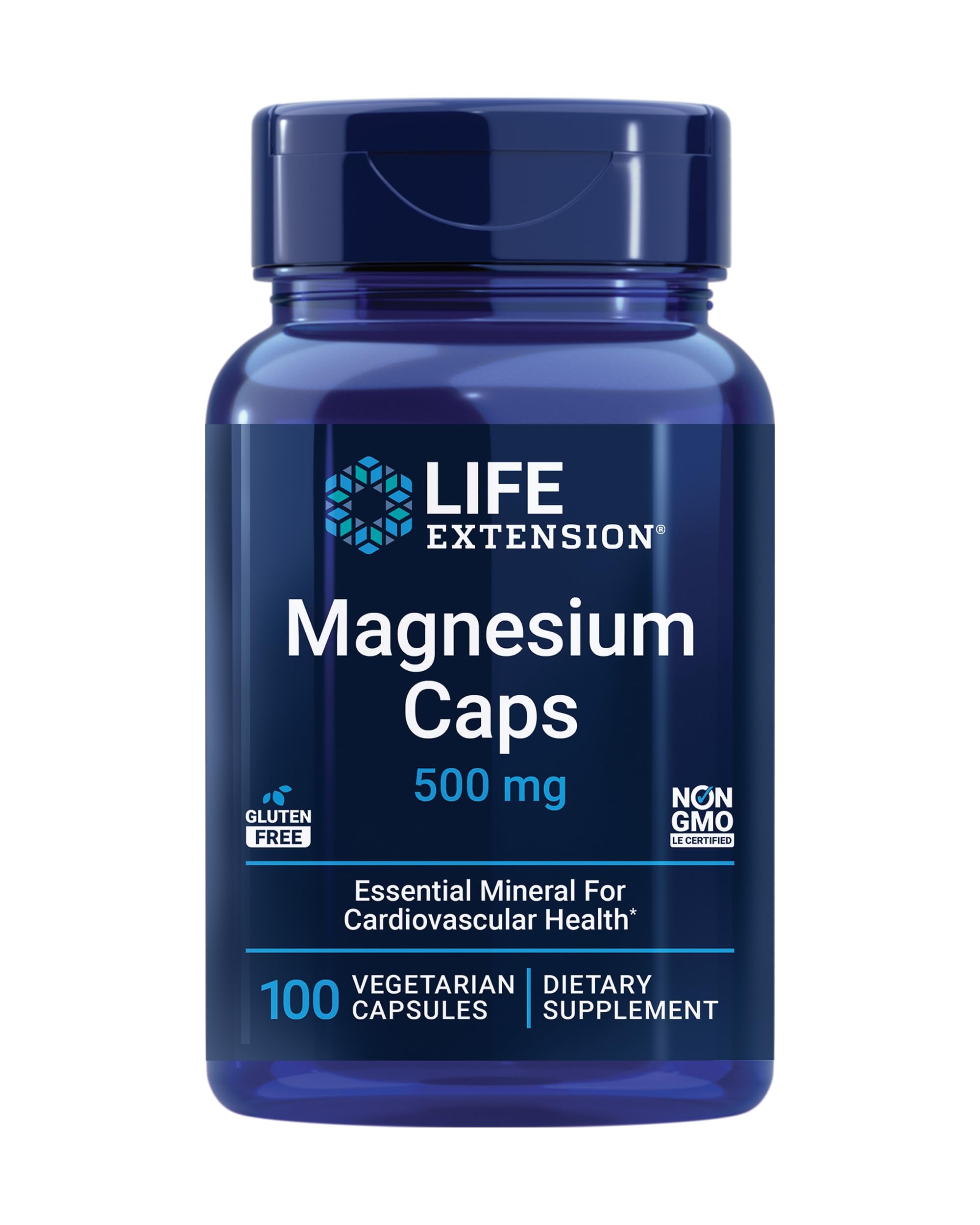 Foto 2 pulgar | Magnesium Caps Life Extension 500 Mg De Citrato De Óxido De Magnesio - Venta Internacional.