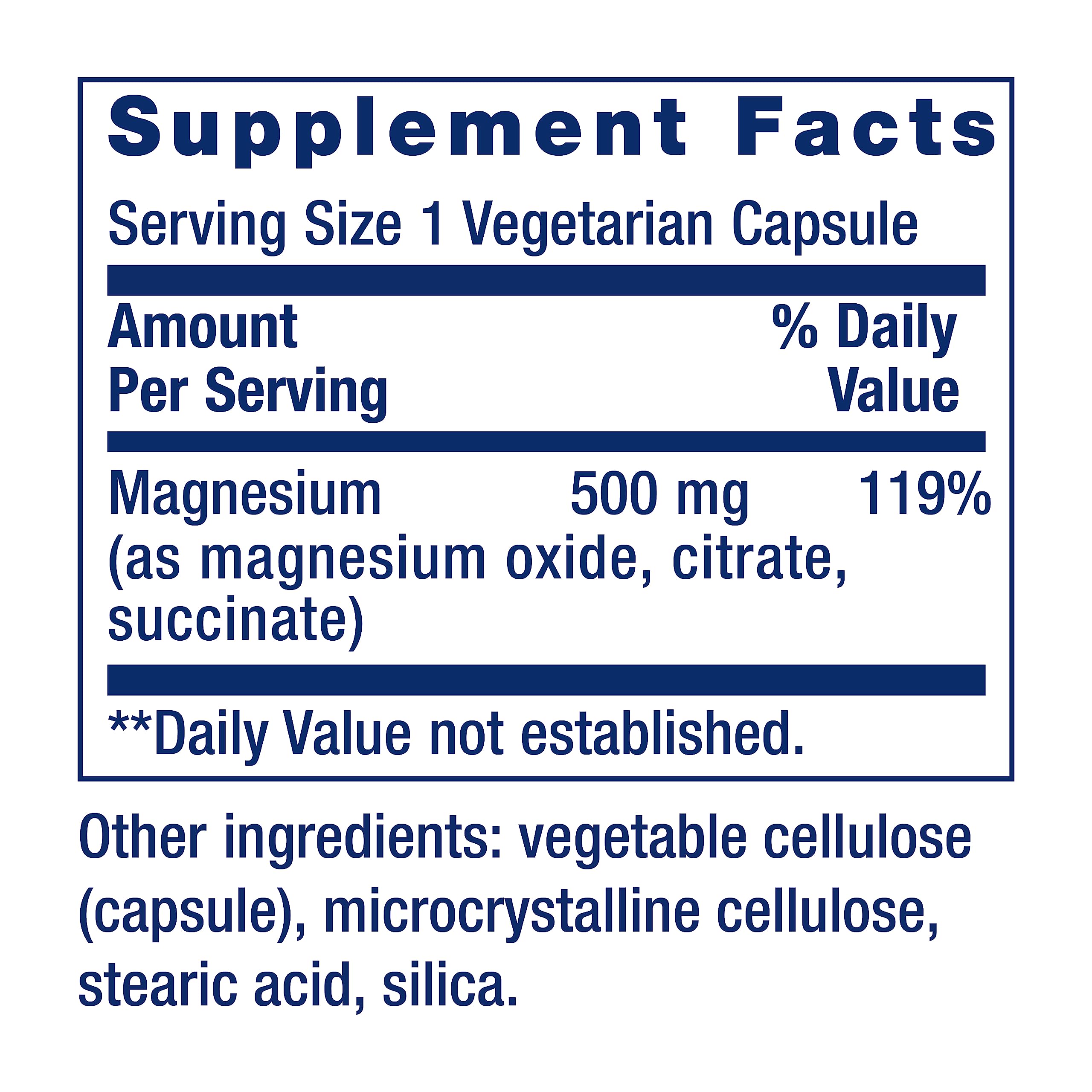 Foto 4 pulgar | Magnesium Caps Life Extension 500 Mg De Citrato De Óxido De Magnesio - Venta Internacional.