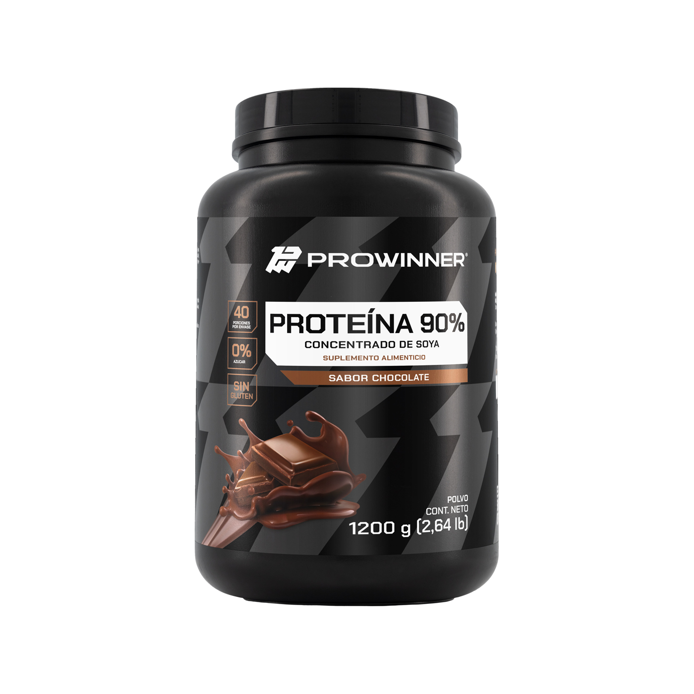Foto 1 | Suplemento Proteína 90% Soya Prowinner Sabor Chocolate 1200 G