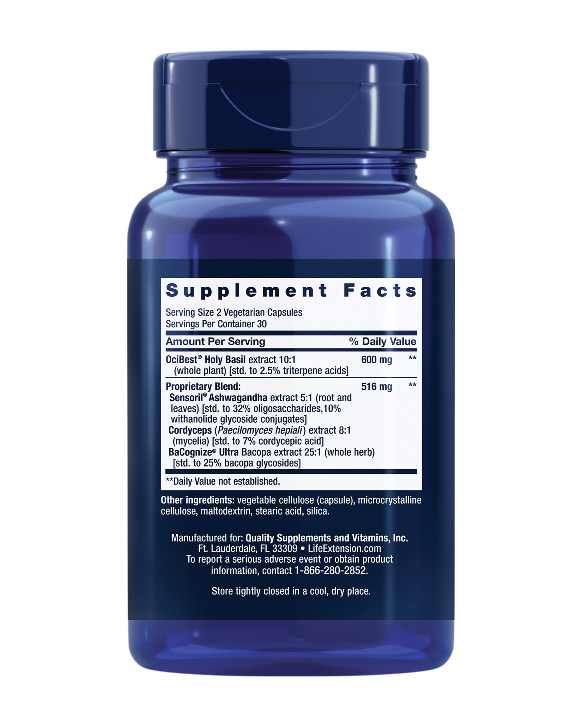 Foto 3 pulgar | Suplemento Life Extension Adrenal Energy Formula Antiestrés - Venta Internacional