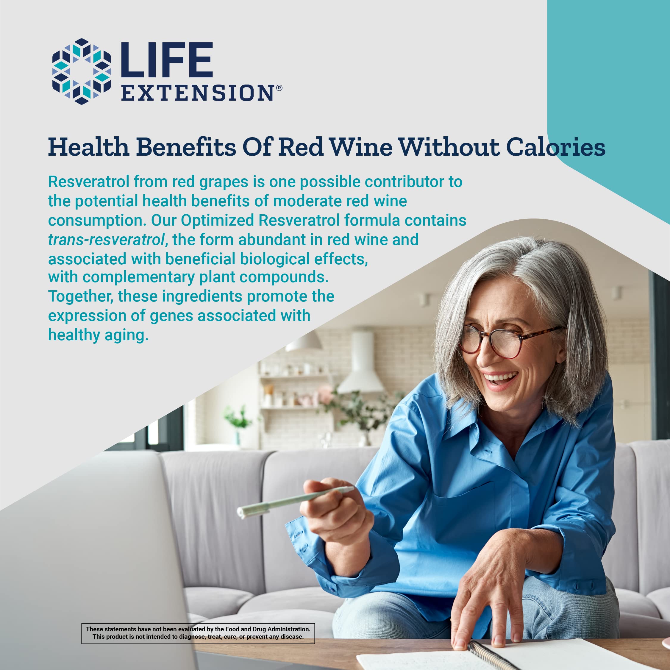 Foto 6 pulgar | Resveratrol Elite Optimizado Para Extender La Vida Útil De Los Suplementos - Venta Internacional.
