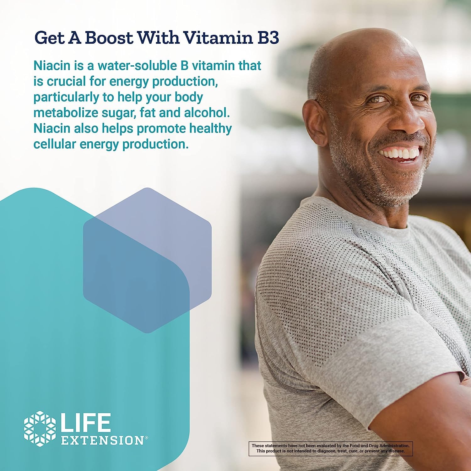 Foto 6 pulgar | Vitamina B3 Niacina 500 Mg Life Extension - Venta Internacional.