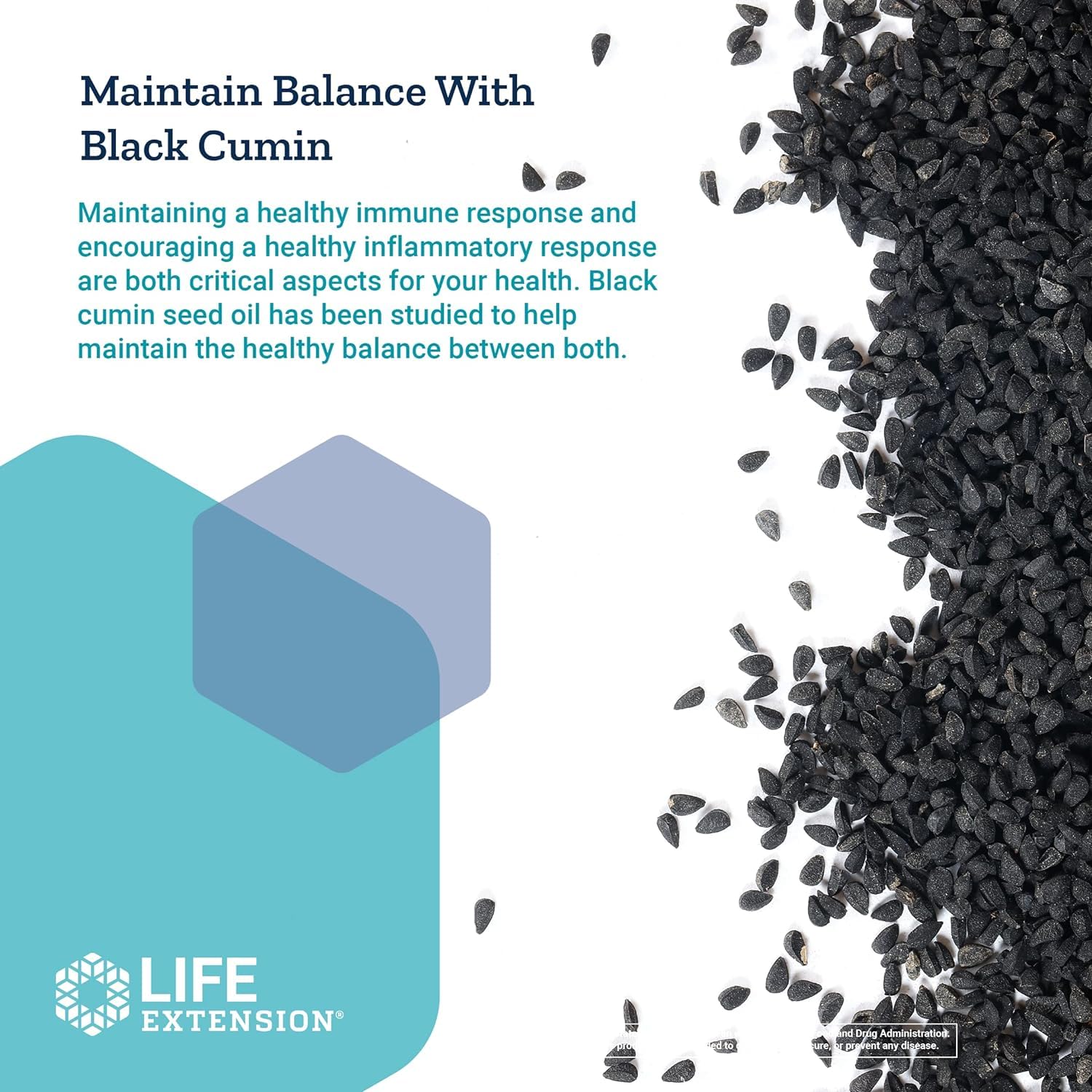 Foto 4 | Aceite De Semillas De Comino Negro Supplement Life Extension Y Curcumina El - Venta Internacional.