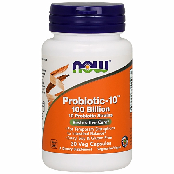 Foto 2 pulgar | Probiótico Supplement Now Foods: 10 100 Mil Millones, 30 Cápsulas, X6 - Venta Internacional.