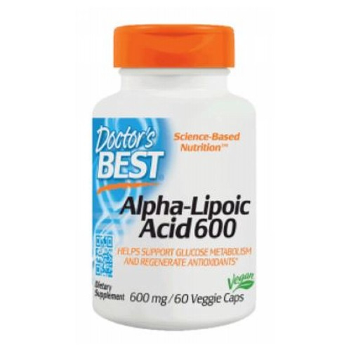 Foto 1 | Supplement Doctors Best Ácido Alfa Lipoico 600 Mg 60 Cápsulas - Venta Internacional.