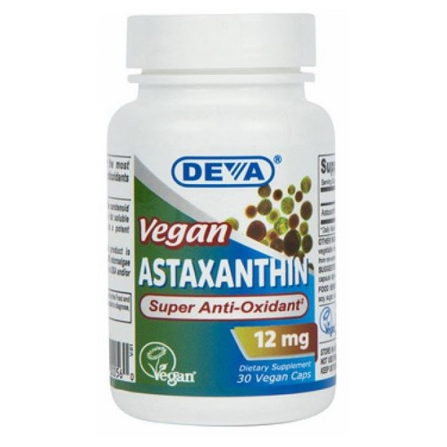 Suplemento Deva Con Vitaminas Veganas Y Astaxantina, 30 Cápsulas X6 - Venta Internacional.