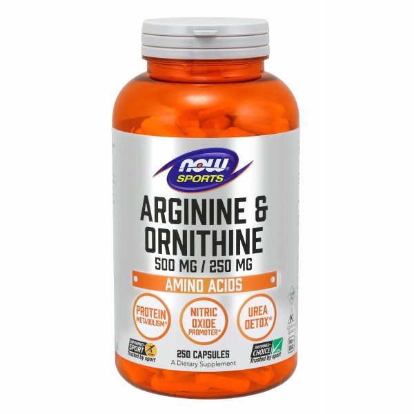 Foto 1 | Supplement Now Foods Arginina Y Ornitina 250 Cápsulas - Venta Internacional.