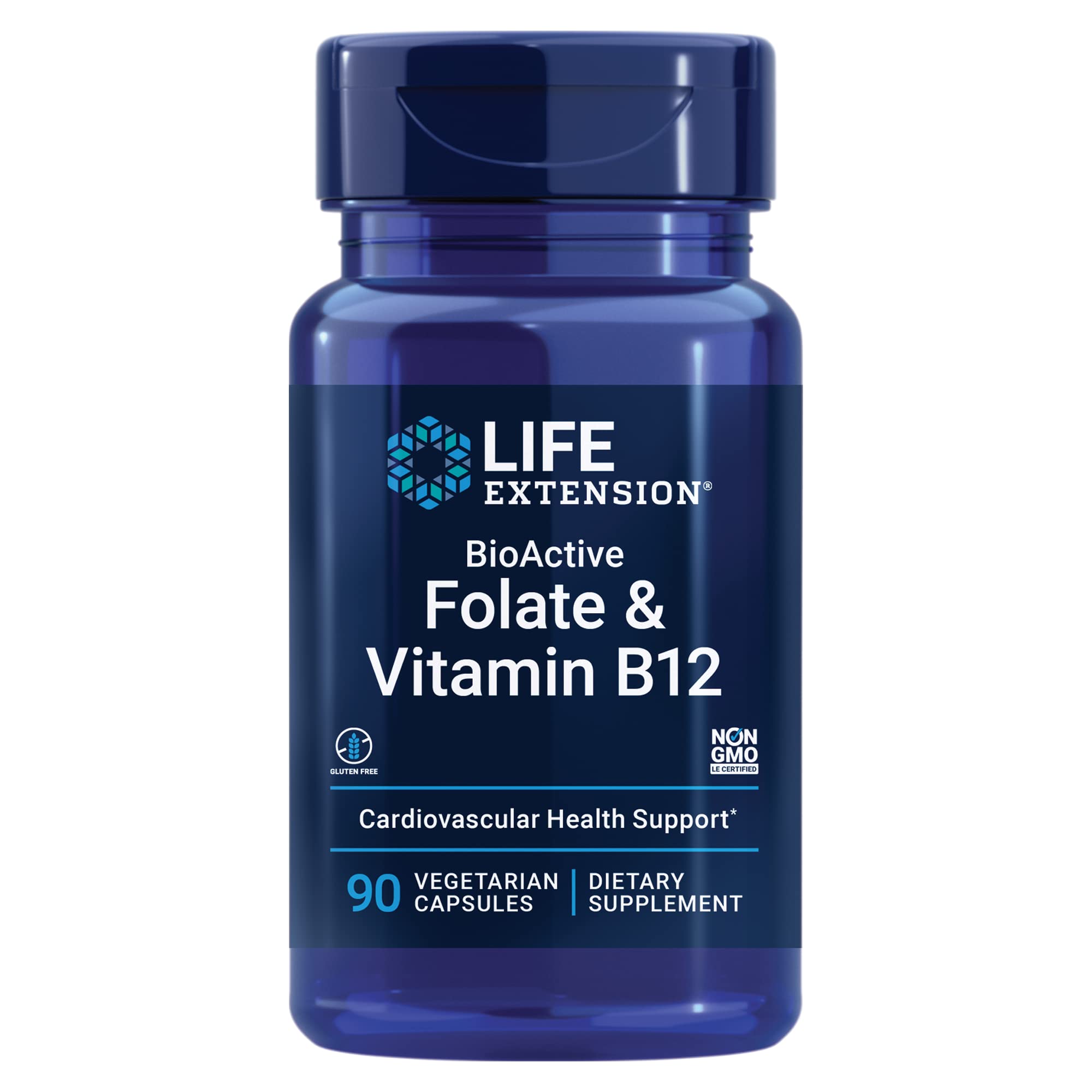 Foto 2 pulgar | Suplemento Life Extension Bioactive De Folato Y Vitamina B12 Para - Venta Internacional.