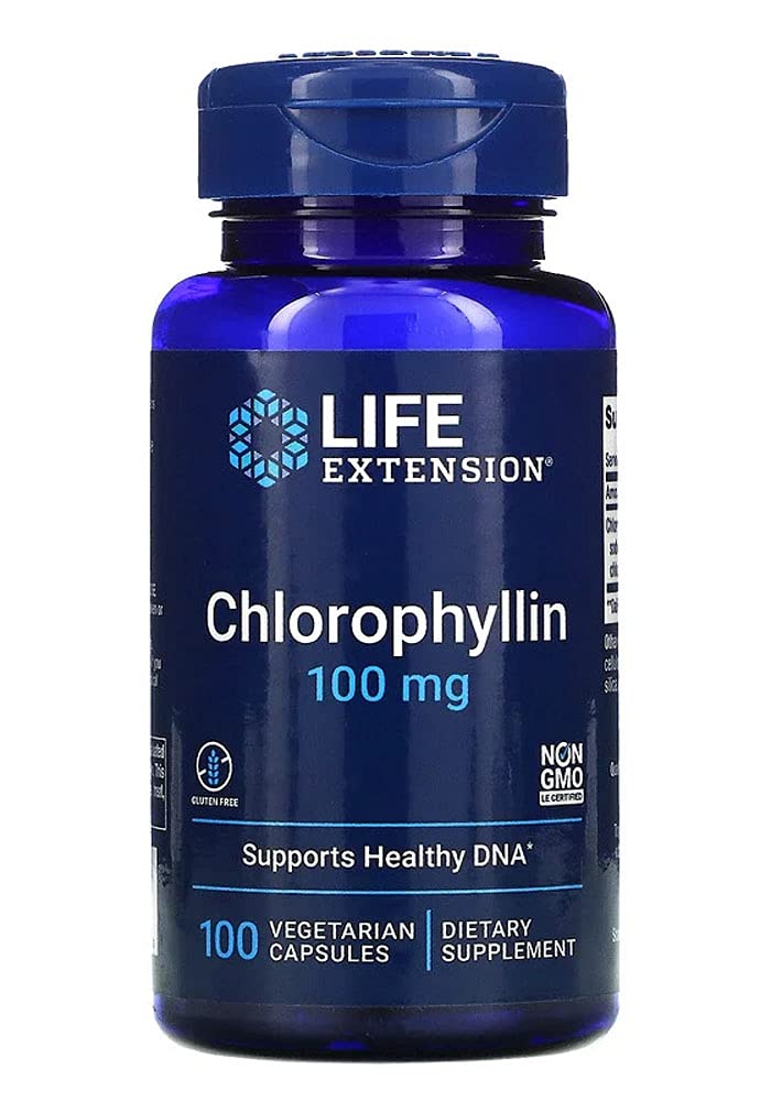 Foto 2 pulgar | Suplemento Life Extension Clorofilina 100 Mg 100 Vcaps - Venta Internacional.