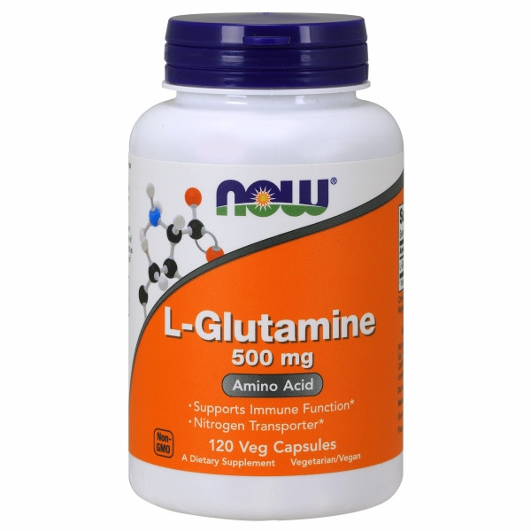 Suplement Now Foods L-glutamina 500 Mg 120 Cápsulas - Venta Internacional.