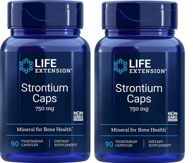 Foto 1 | Suplemento Life Extension, Cápsulas De Estroncio, 750 Mg, 90% Vegetariano - Venta Internacional.