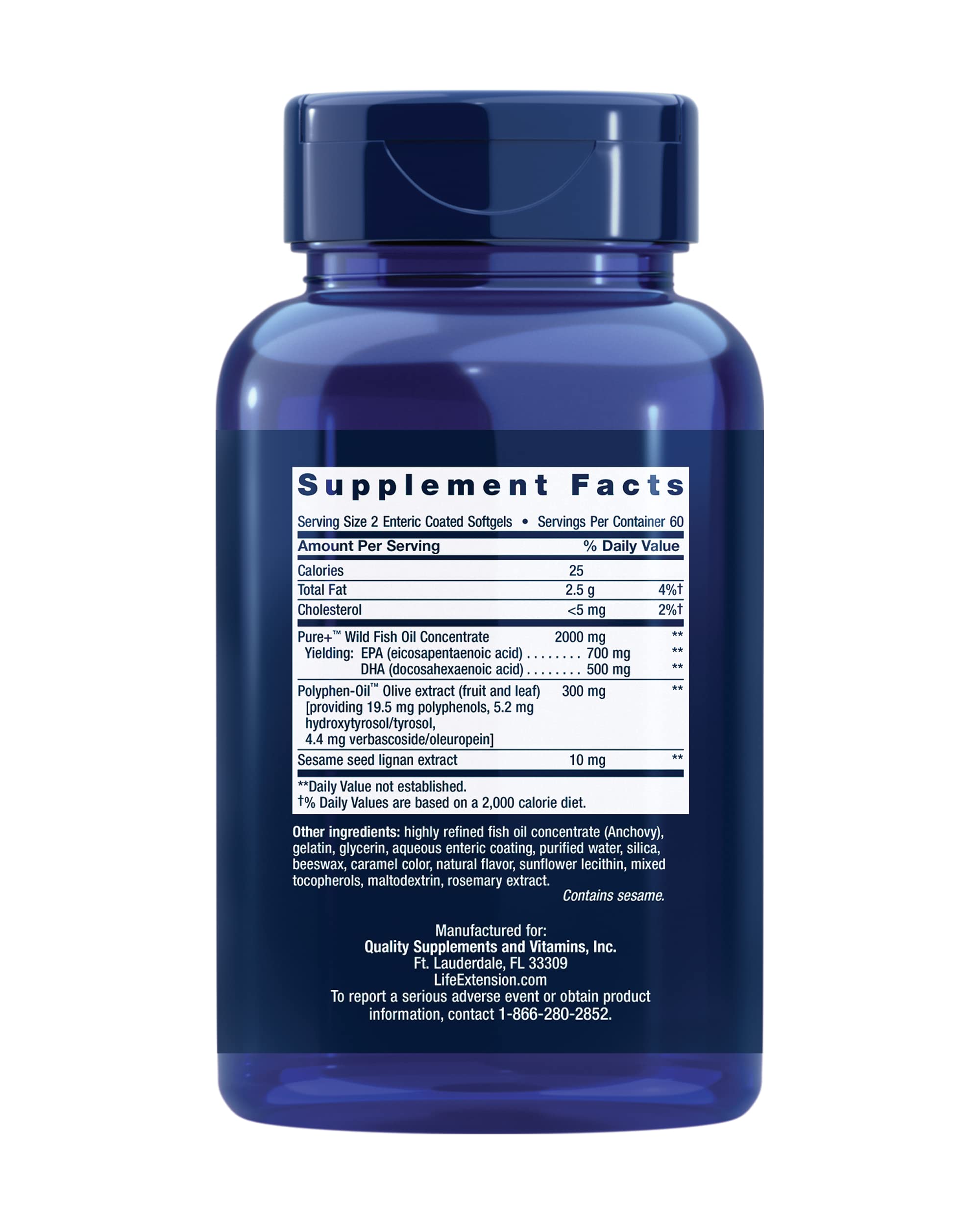 Foto 3 pulgar | Aceite De Pescado Life Extension Super Omega-3 Epa/dha Y Lignanos De Sésamo - Venta Internacional.