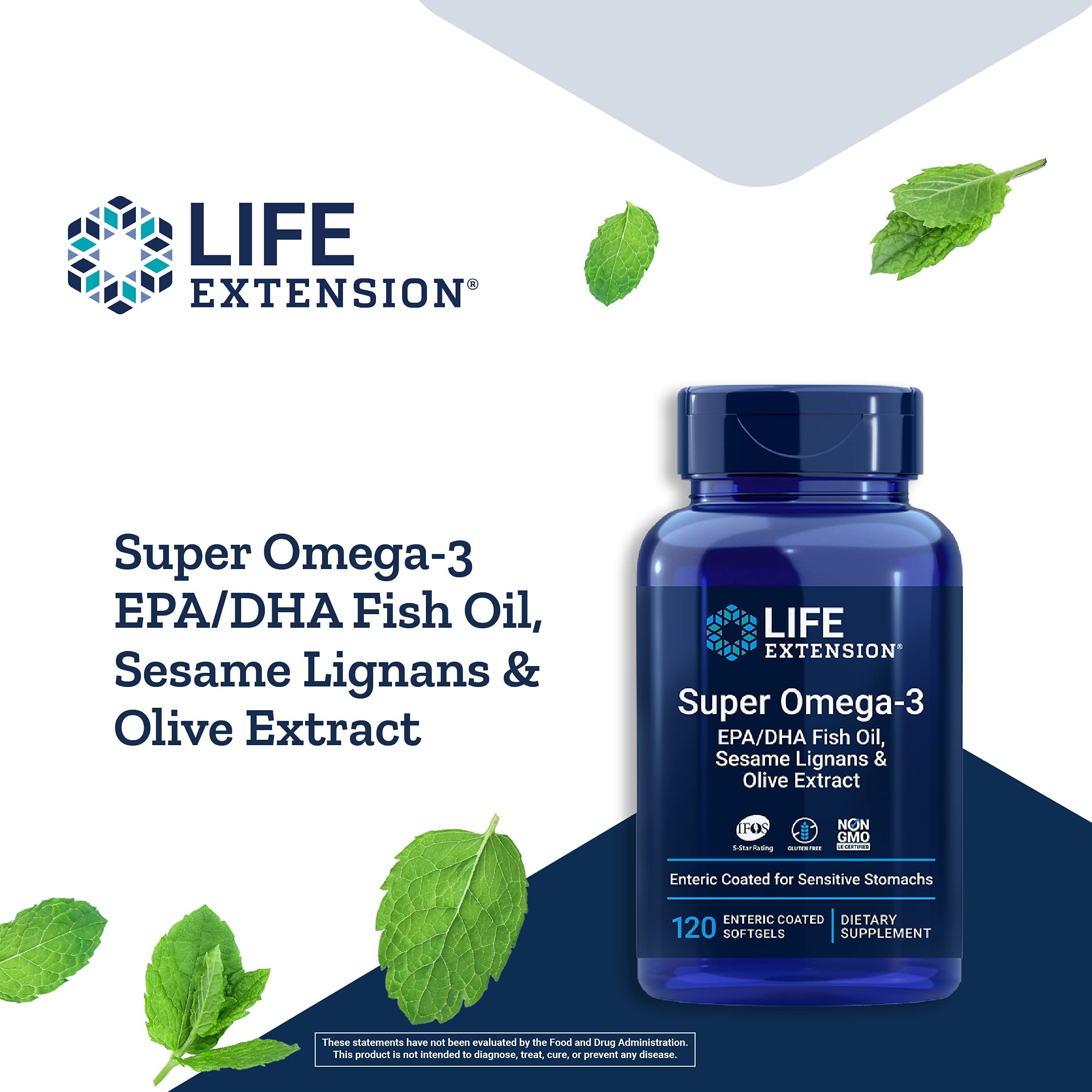 Foto 5 pulgar | Aceite De Pescado Life Extension Super Omega-3 Epa/dha Y Lignanos De Sésamo - Venta Internacional.