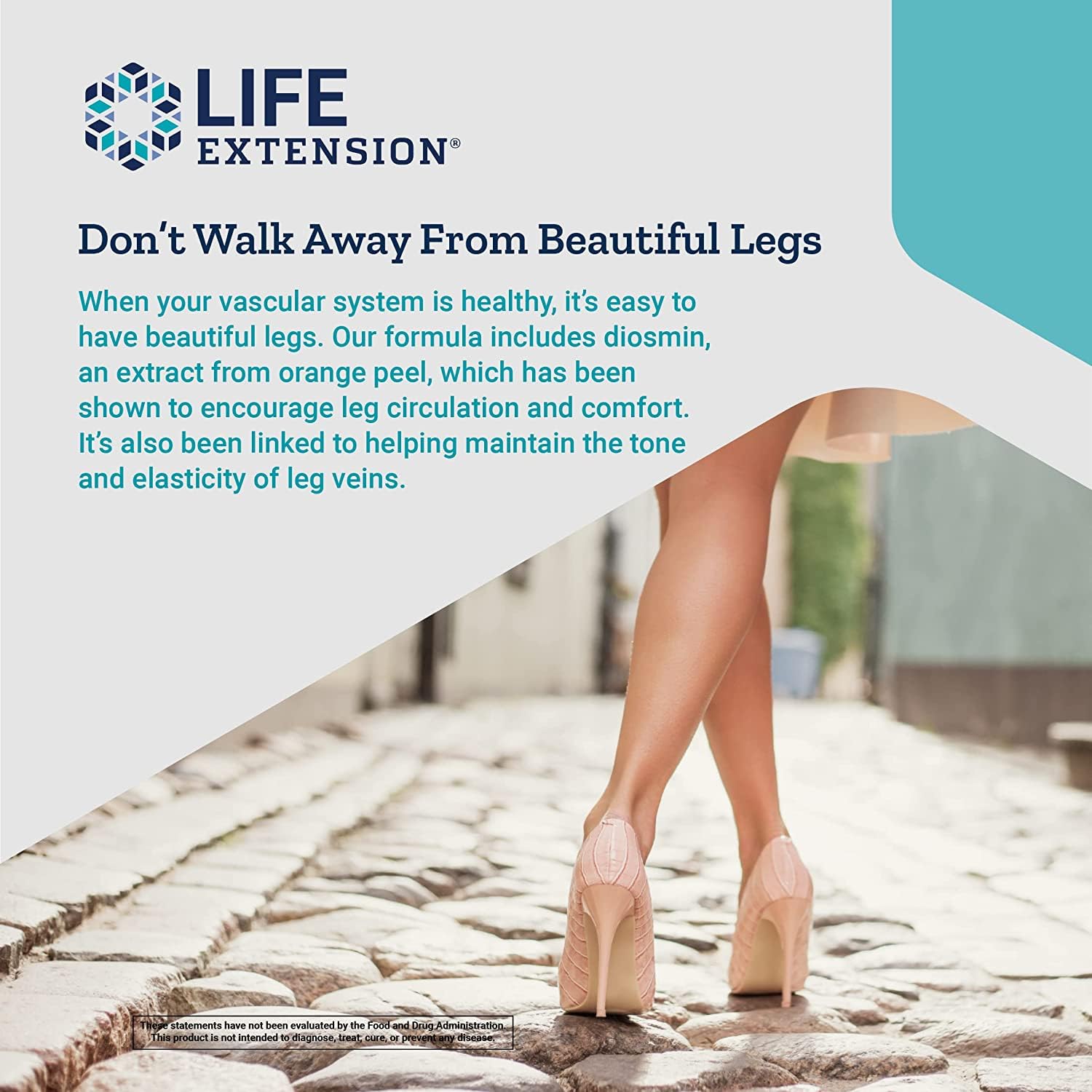 Foto 4 | 60 Cápsulas Blandas Supplement Life Extension Youthful Legs Women - Venta Internacional